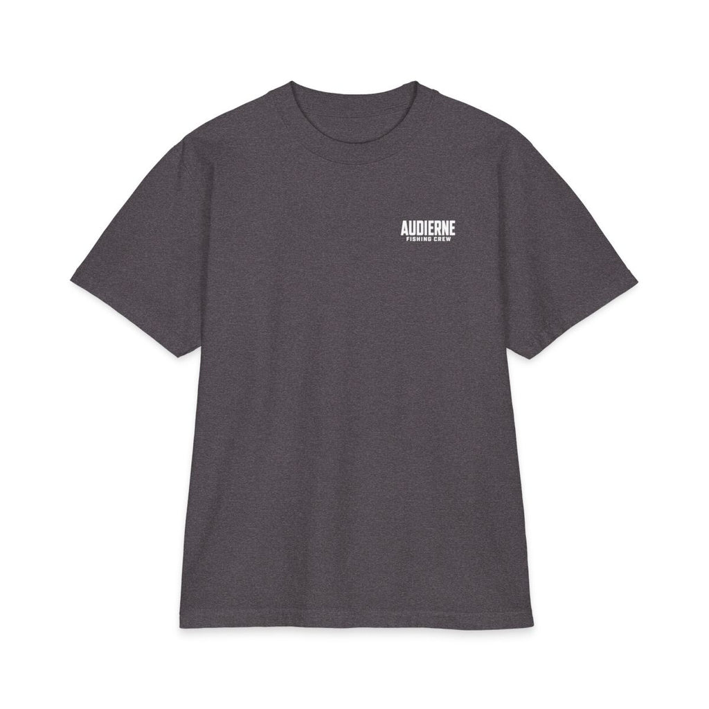 Audierne Fishing Crew T-Shirt - recto Charcoal Grey