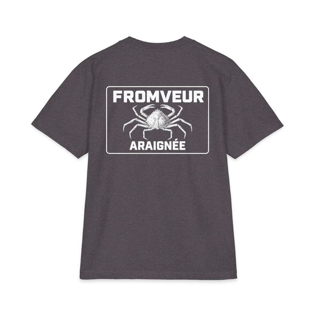 Audierne Fishing Crew T-Shirt - dos Charcoal Grey