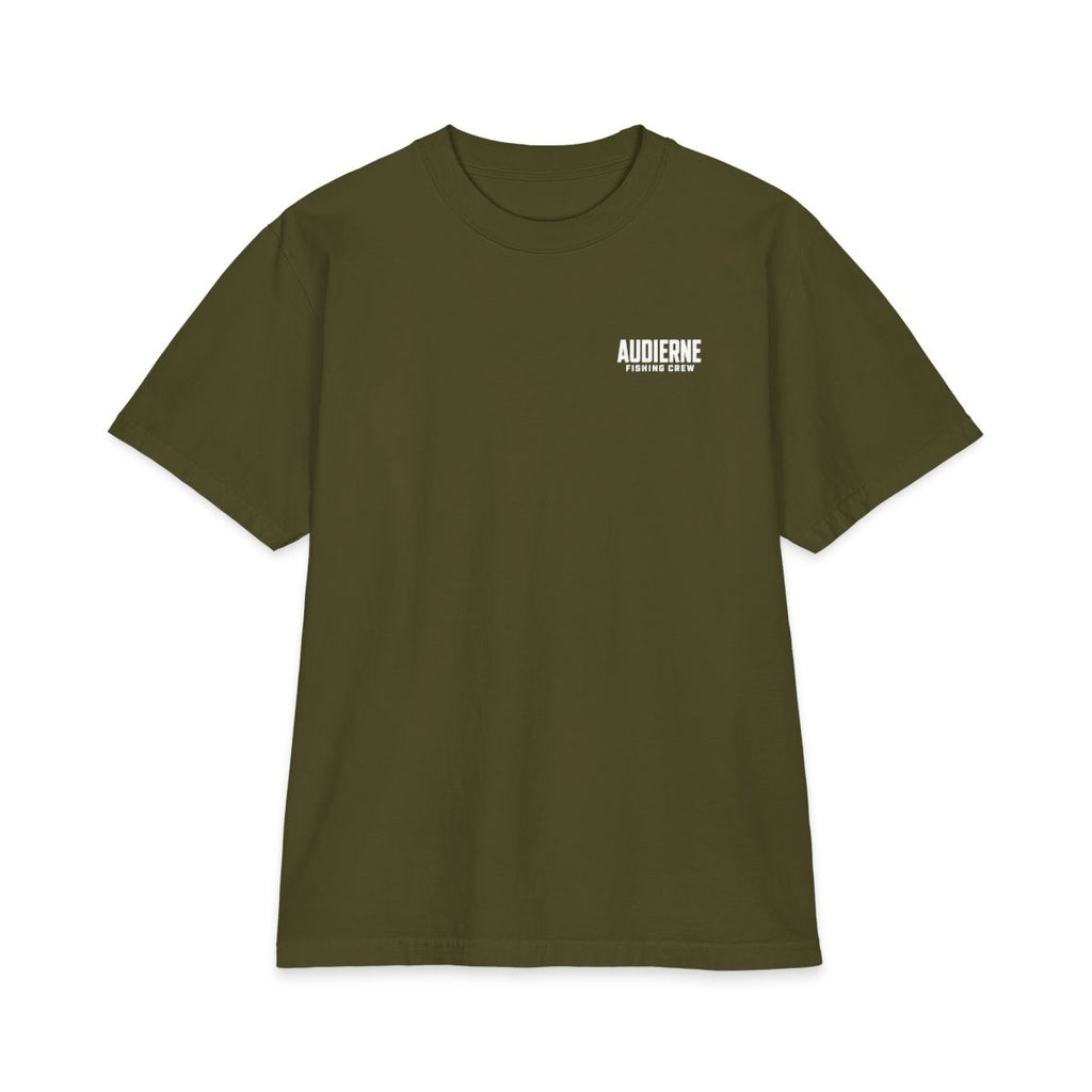 Audierne Fishing Crew T-Shirt - recto Olive