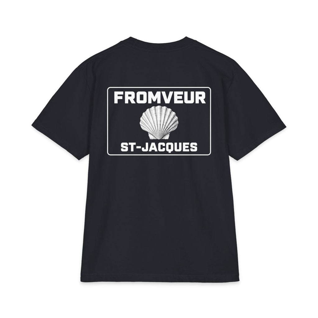 Erquy Fishing Crew T-Shirt - dos Navy