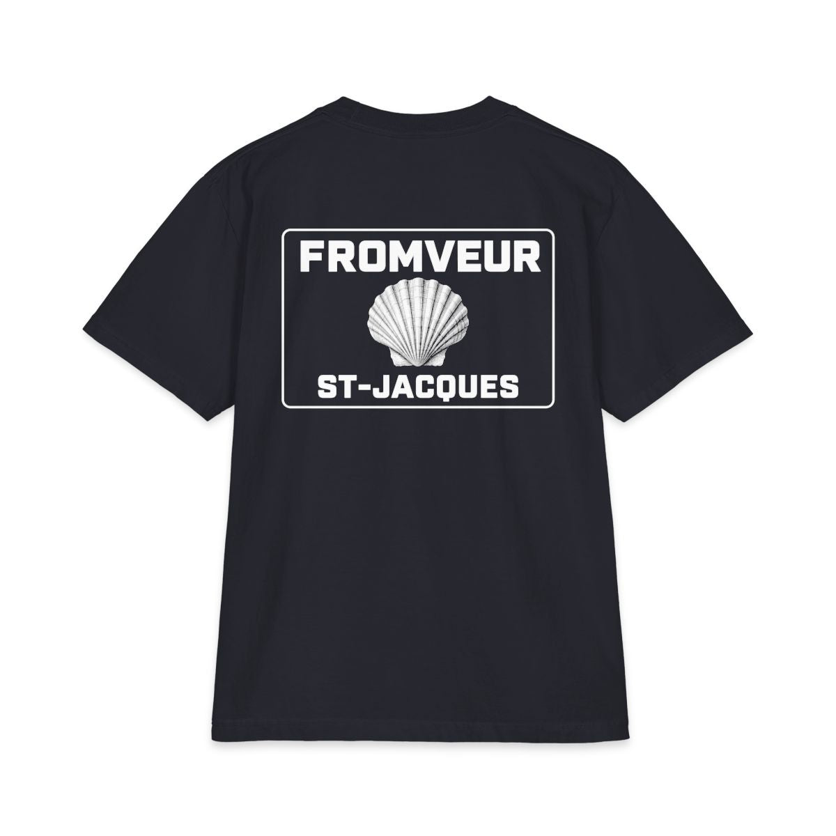 Erquy Fishing Crew T-Shirt - dos Navy