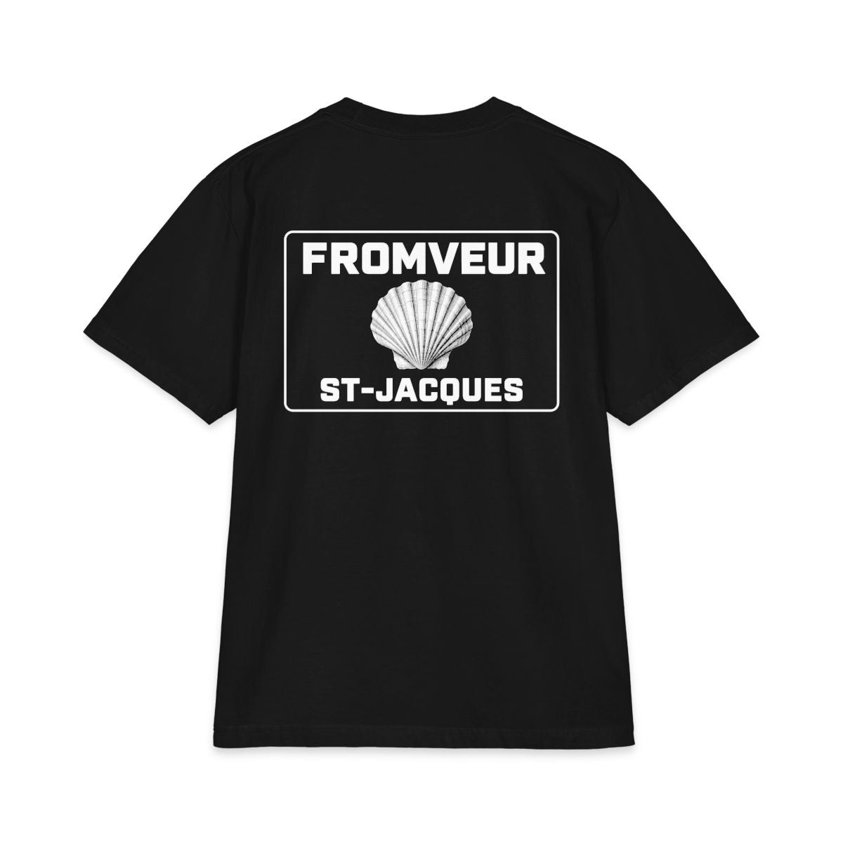 Erquy Fishing Crew T-Shirt - dos Black