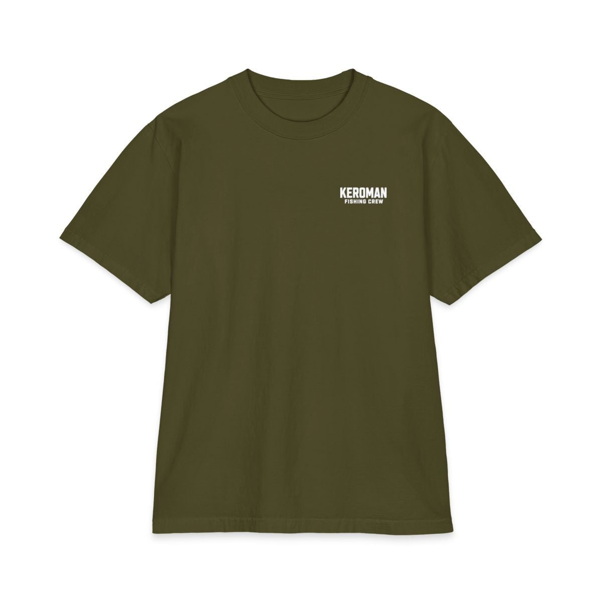 Keroman Fishing Crew T-Shirt - recto Olive