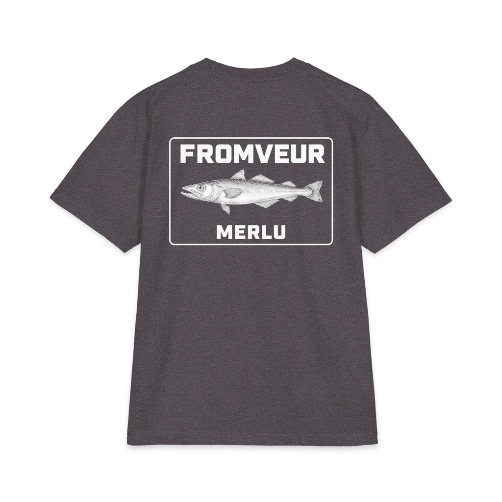 Keroman Fishing Crew T-Shirt - dos Charcoal Grey