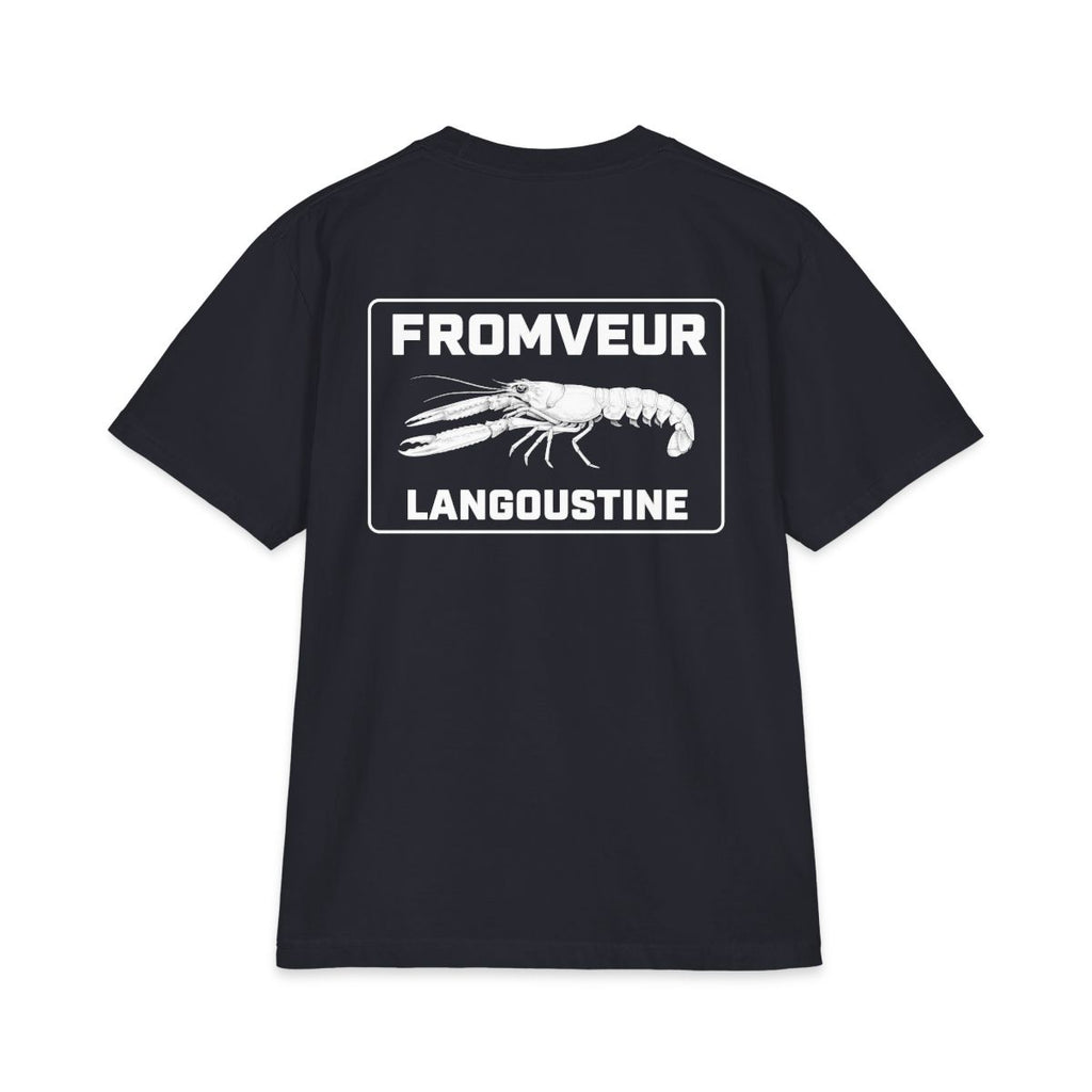 FROMVEUR Le Guilvinec Fishing Crew T-Shirt - dos Navy