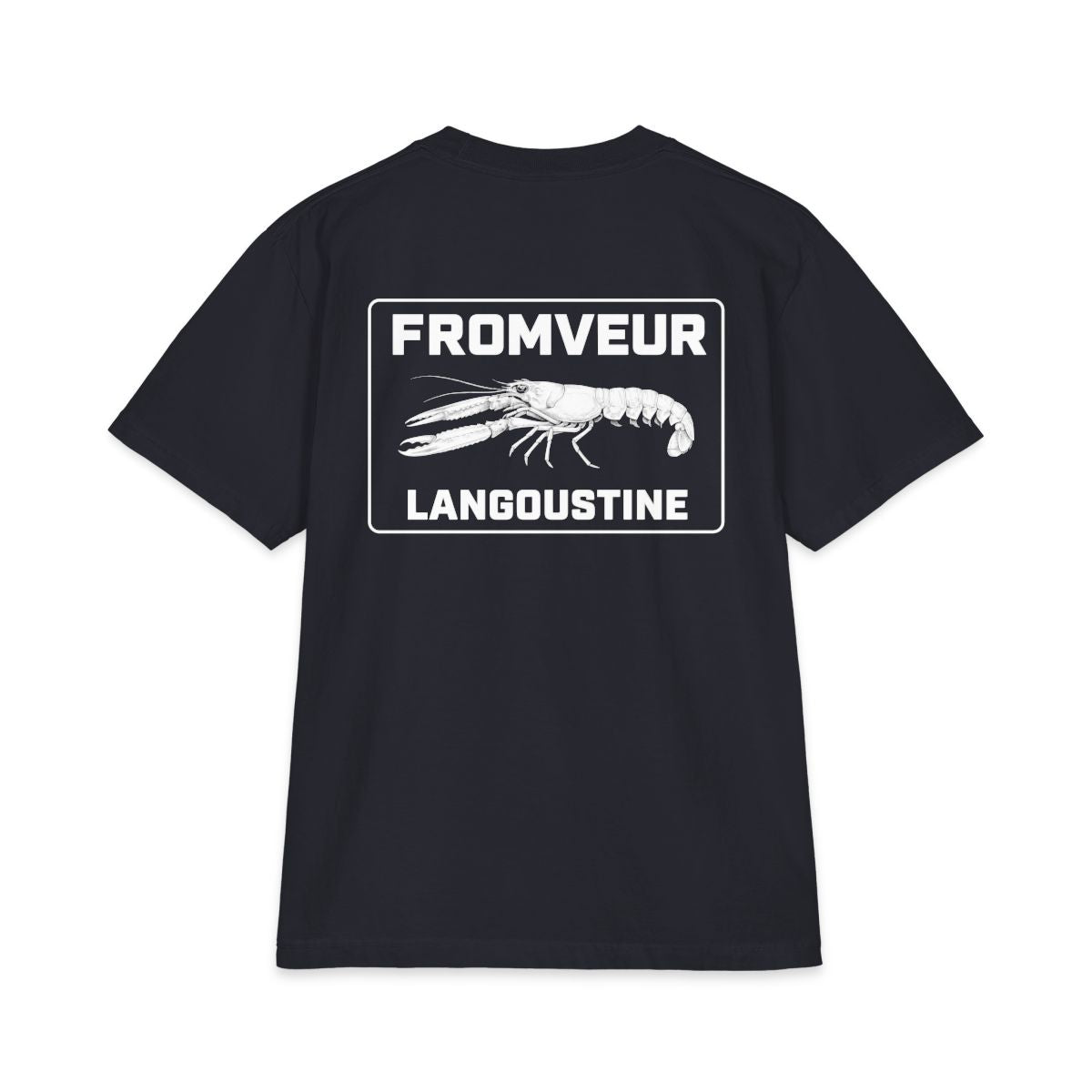 FROMVEUR Le Guilvinec Fishing Crew T-Shirt - dos Navy