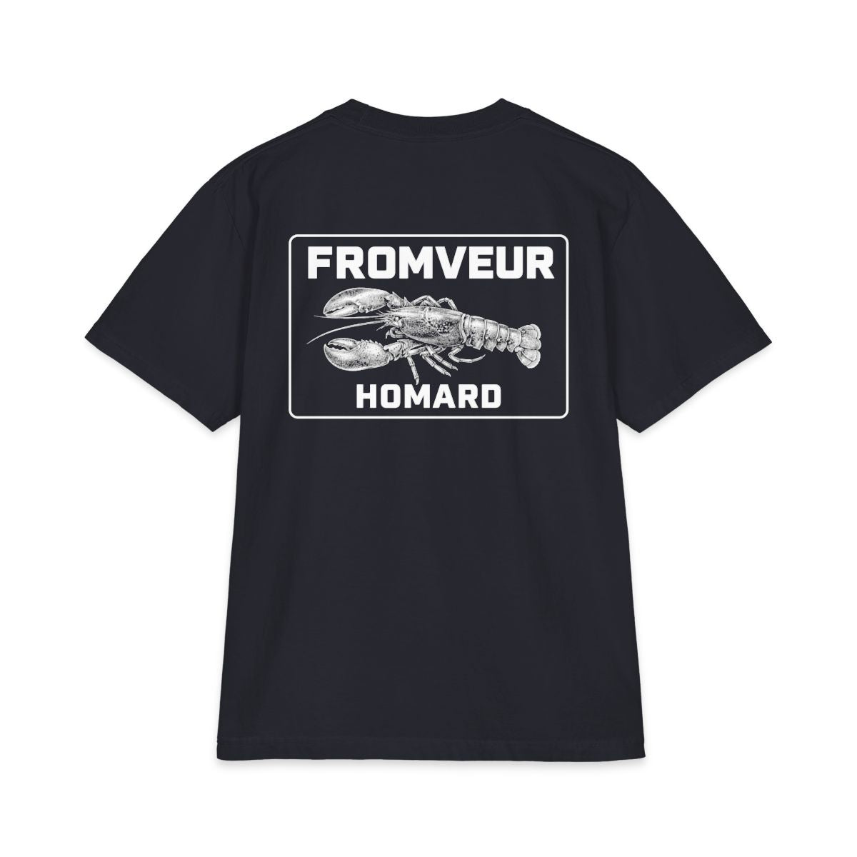 Roscoff Fishing Crew T-Shirt - dos Navy