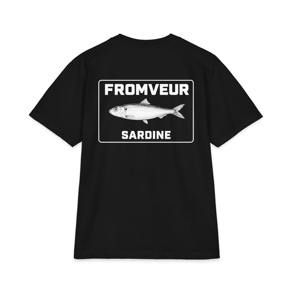 Saint-Guenole Fishing Crew T-Shirt - dos Black