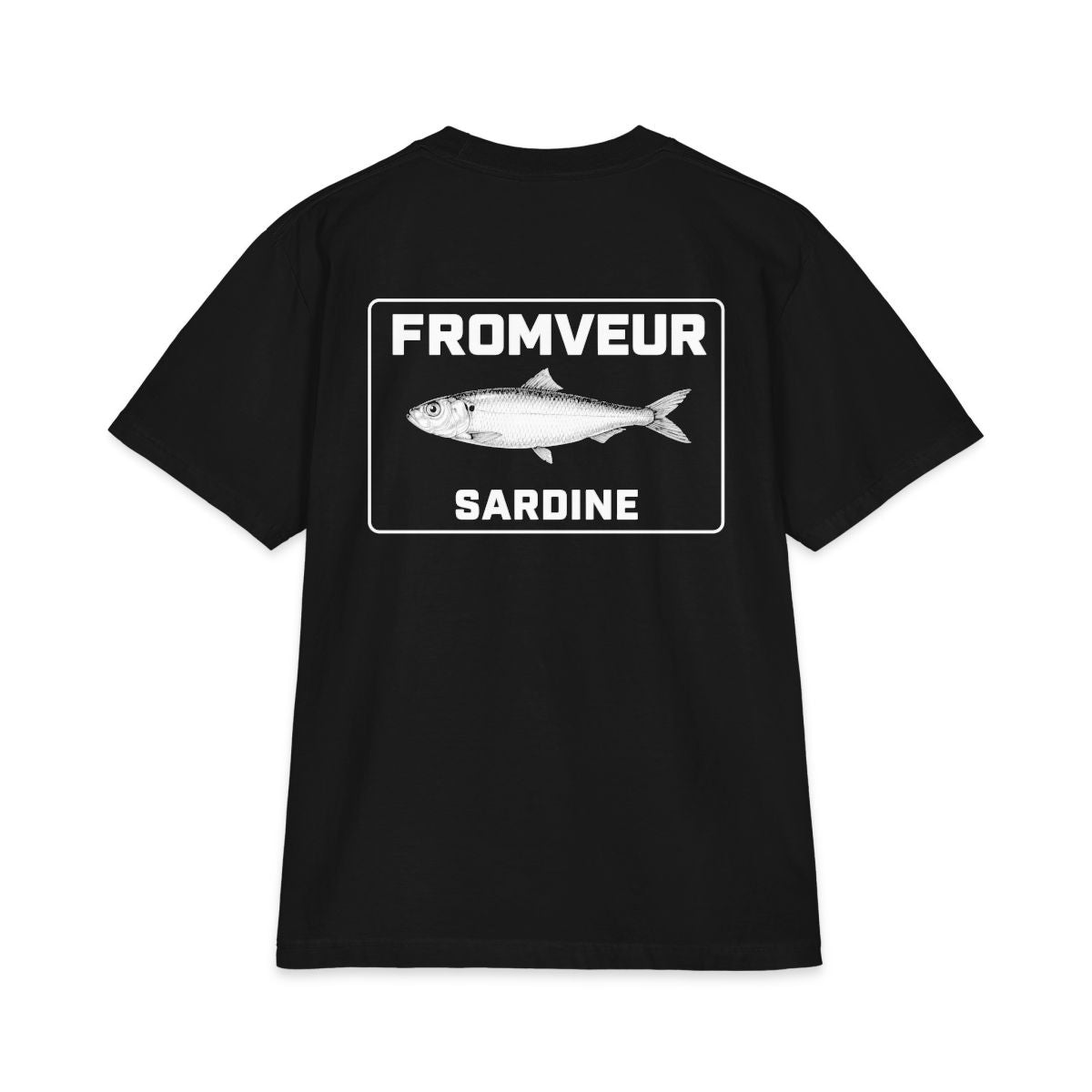 Saint-Guenole Fishing Crew T-Shirt - dos Black
