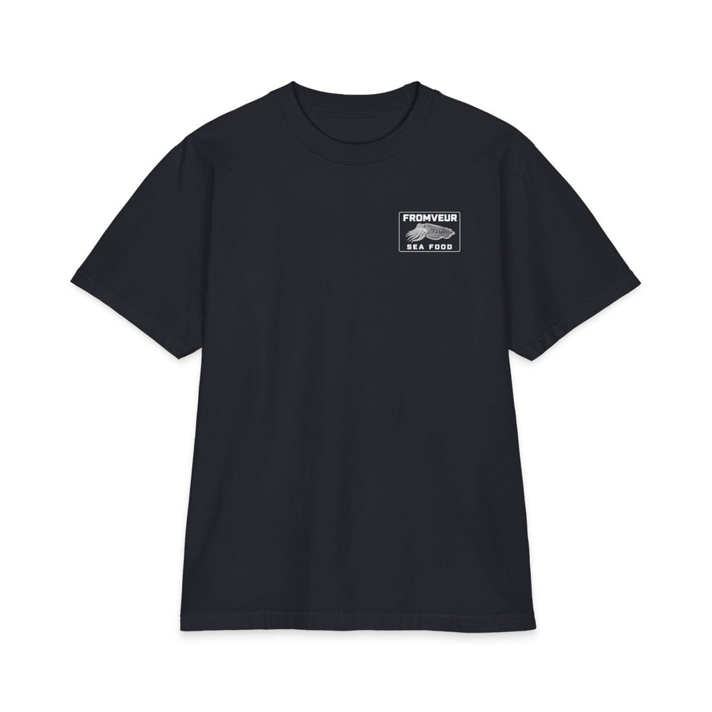 FROMVEUR Sea Food Seiche T-Shirt - recto Navy
