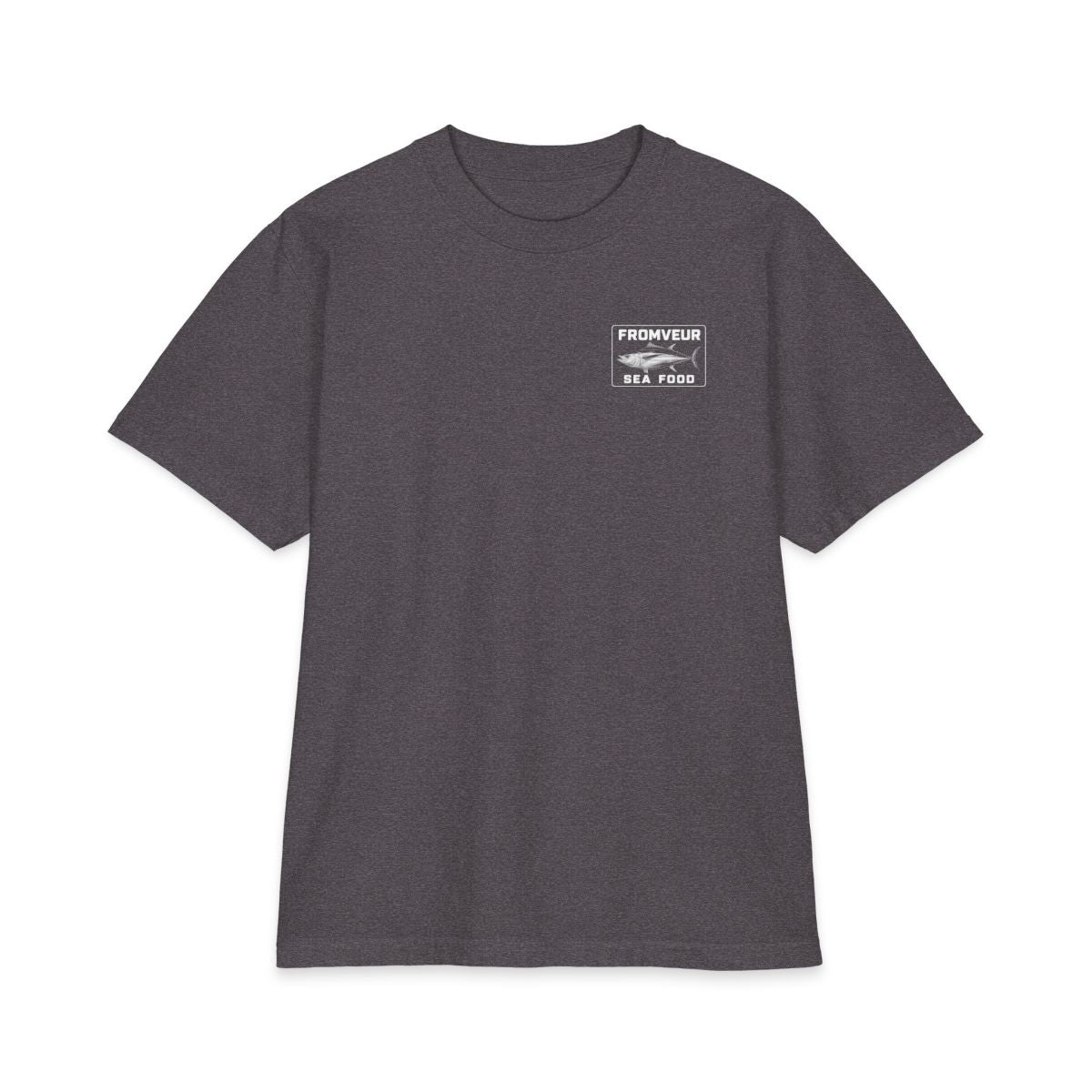 FROMVEUR Sea Food Thon T-Shirt - recto Charcoal Grey
